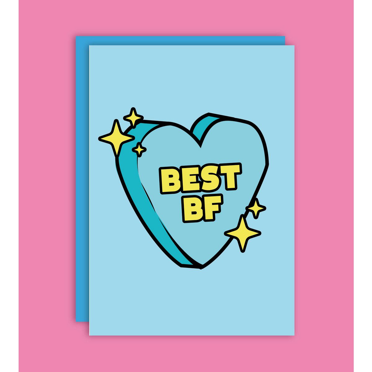 Biglietto d'auguri per il miglior fidanzato (BF).