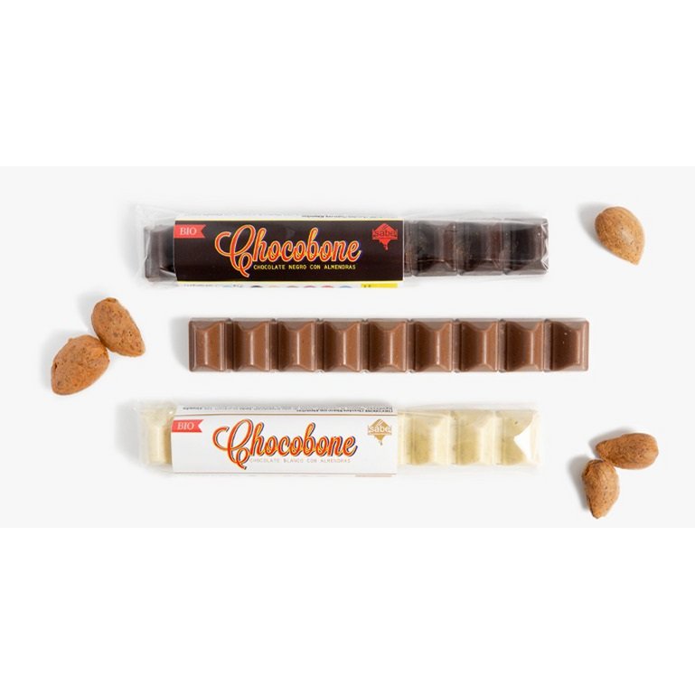 Chocobone Bio mit karamellisierten Allandras (Caja 20 verschiedene Einheiten)