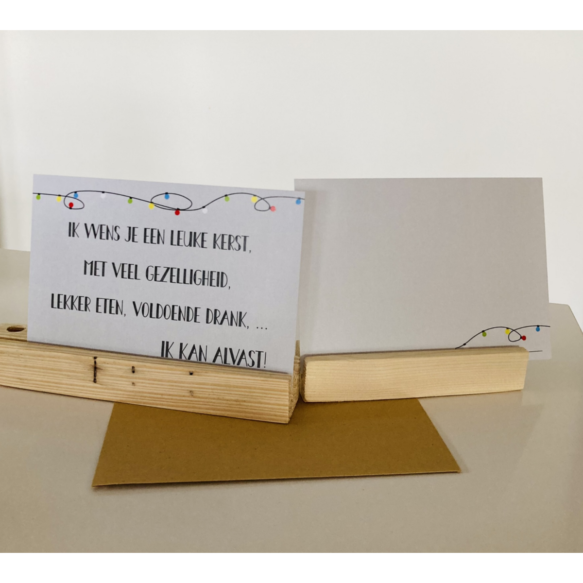 Carte de voeux Confort de Noël