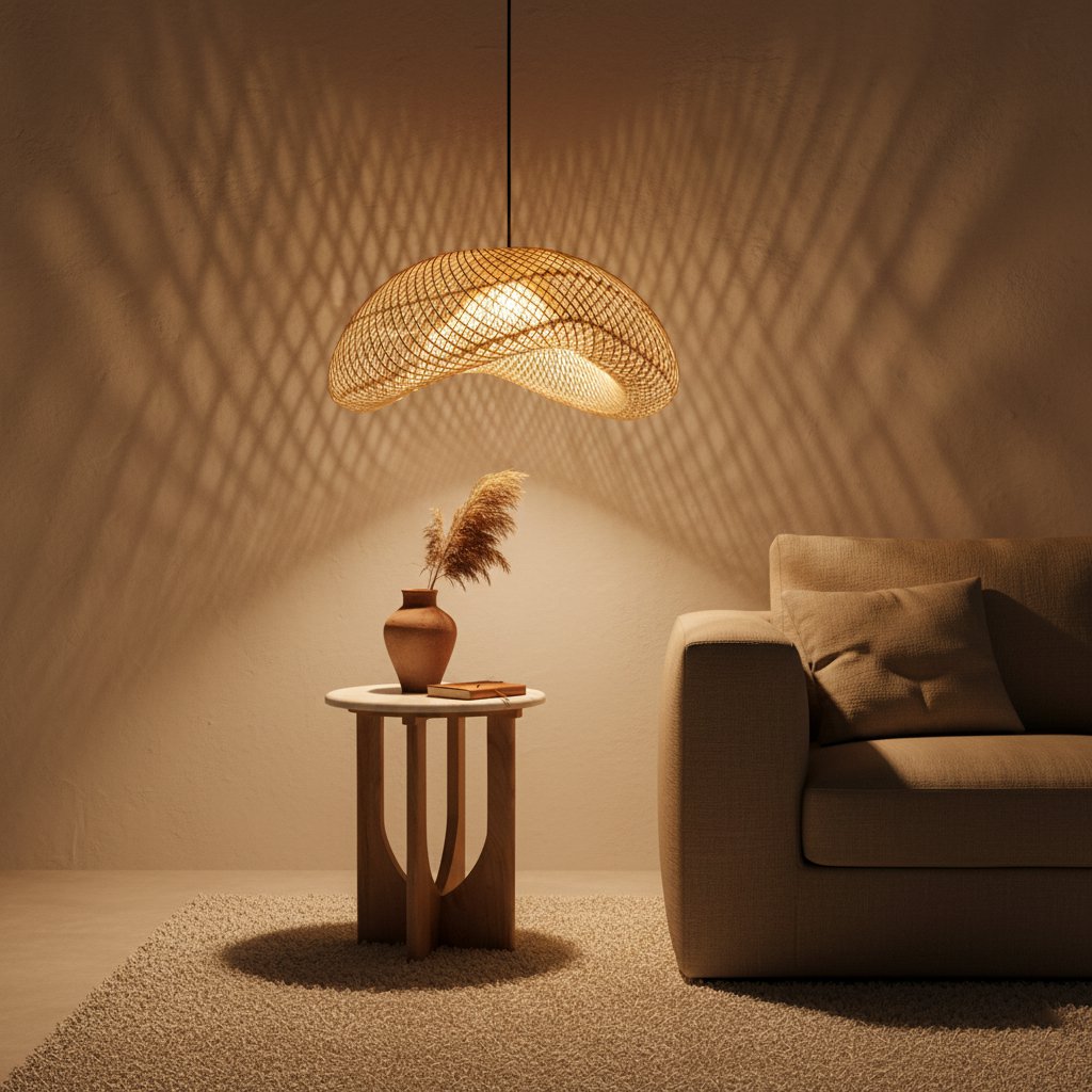 Labyrint hanglamp organisk xl
