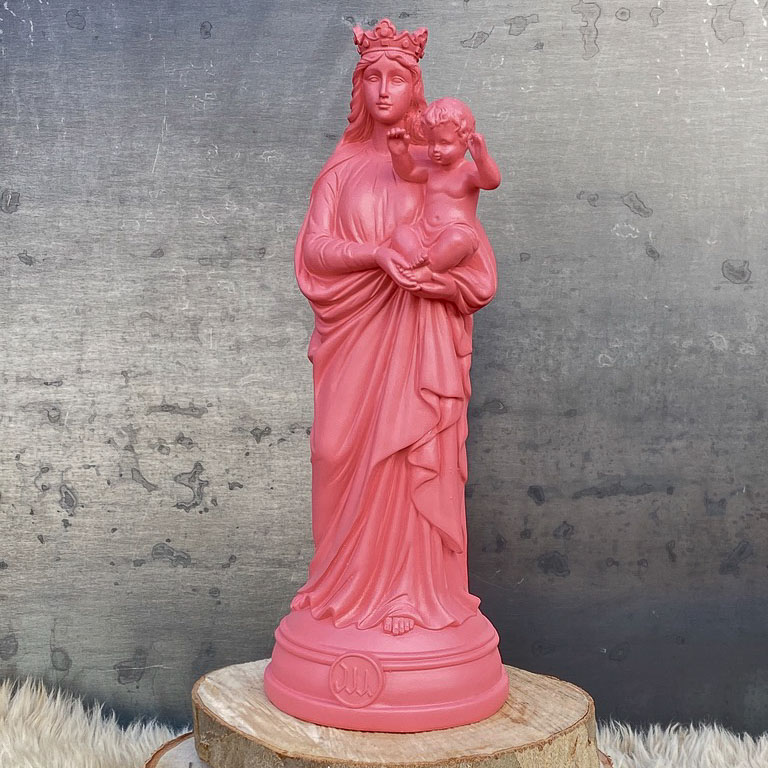 Indretningsstatuette Notre-Dame de la Garde, jeg så Jomfruen 30 cm - Tidløse farver