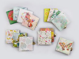Ginkgo Bird Diary: little book of Thoughts, Secrets, Memories and Dreams, Gratitude Journal, Hardback Sketchbook, Poetry Book