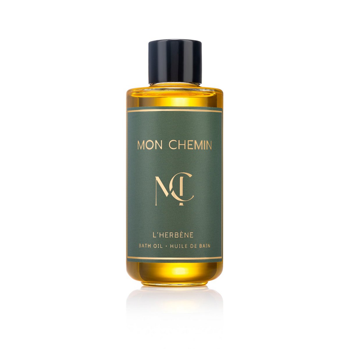Mon Chemin® Luxus-Badeöl | L'Herbéne | Würzig und grün | Argan, Kamelie und Baobab