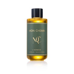 Mon Chemin® Luxus-Badeöl | L'Herbéne | Würzig und grün | Argan, Kamelie und Baobab