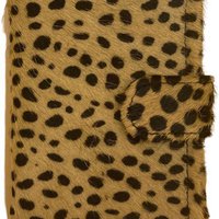 Miniwallet Passenholder Dierprint Mattzwart