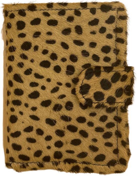 Miniwallet Passenholder DierPrint Mattzwart