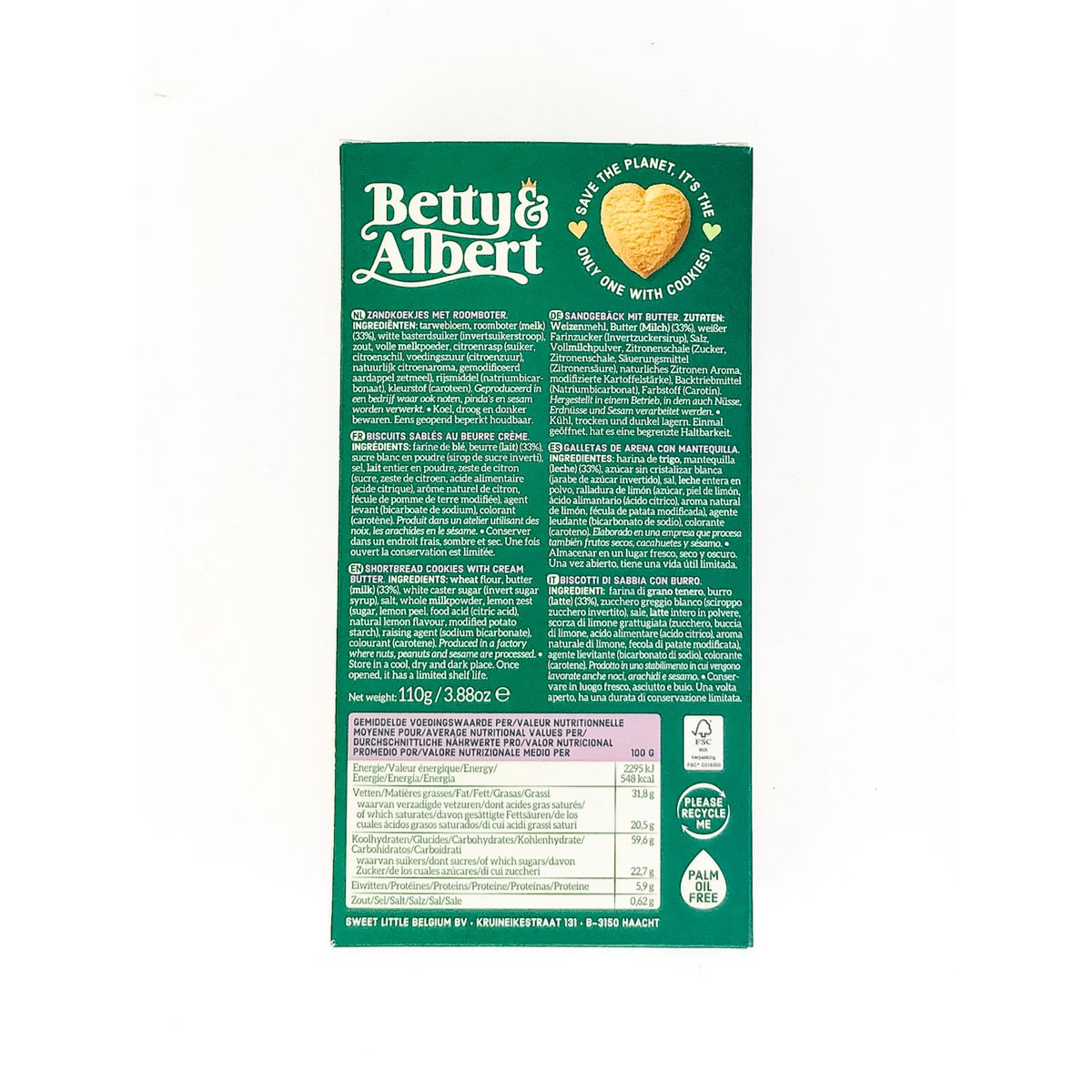 Shortbread Spritz Cookies 110g