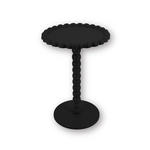 Side Table - Round - Black - MDF - 38X55cm