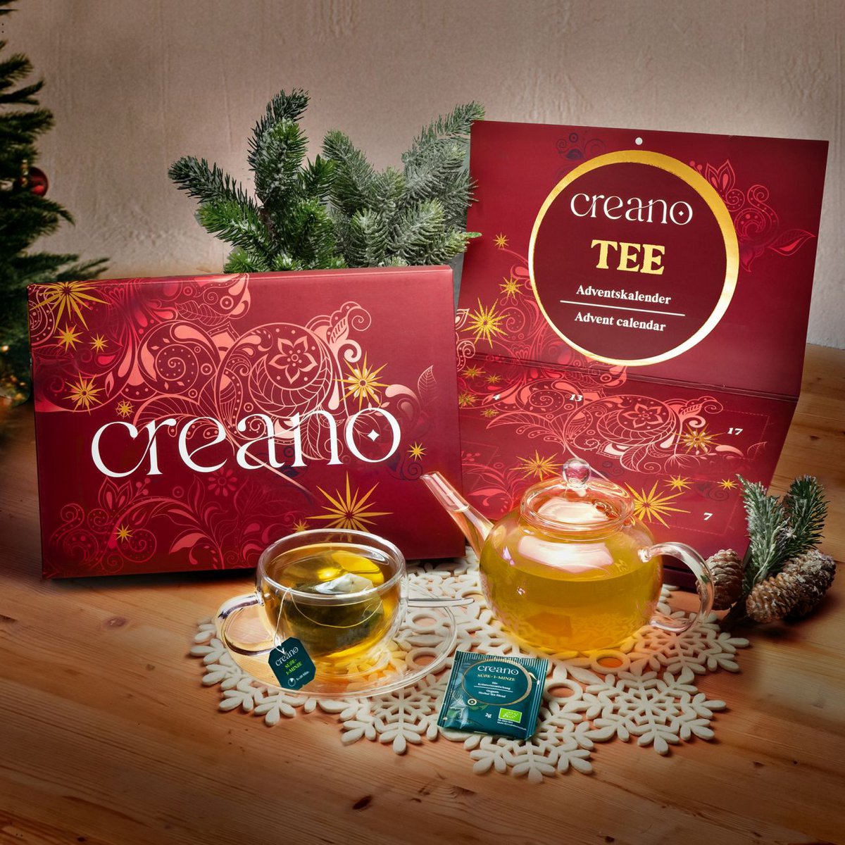 Creano Bio-Tee Adventskalender 24 Teebeutel