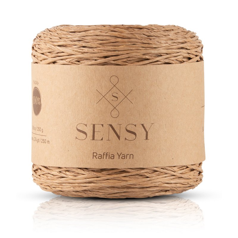 Sensy Premium 274 iarde %100 filato di rafia di carta