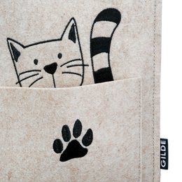 Geschenktasche Katzenbande 2fach sort., H.30 cm