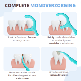 Selecciones de hilo dental Menta
