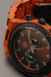 Greenwatch | Etain | Wooden Watch Men | Cherry wood