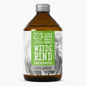 Organic pasture beef bone broth 525ml