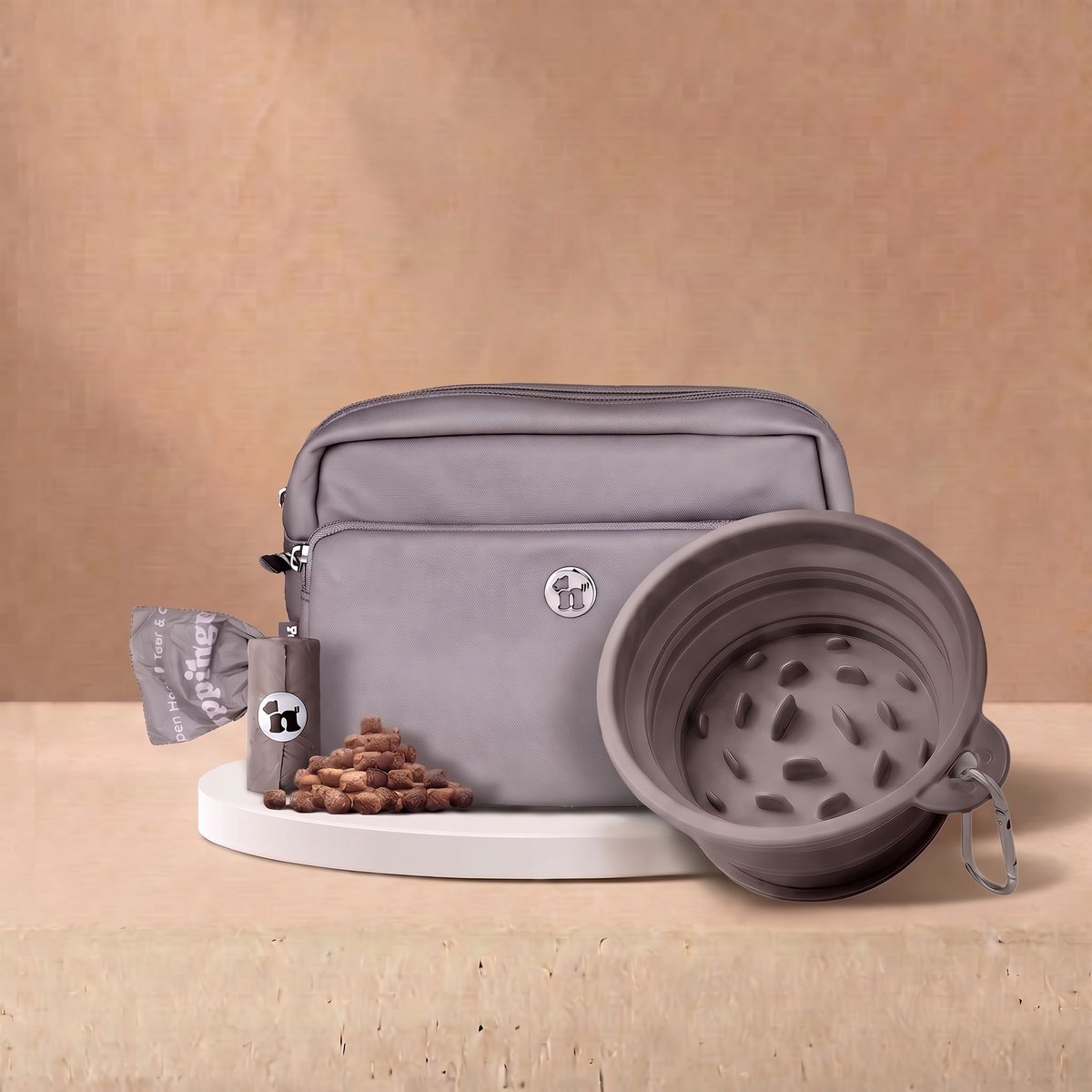 Bag and Bowl Charcoal Gray