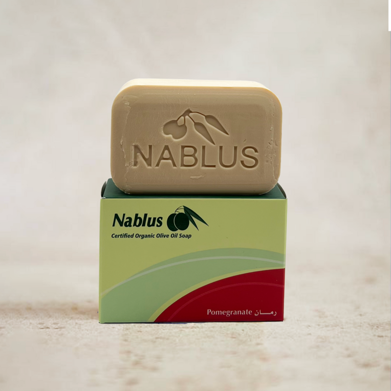 Nablus Soap Savon à l'huile d'olive biologique Grenade, 100 g