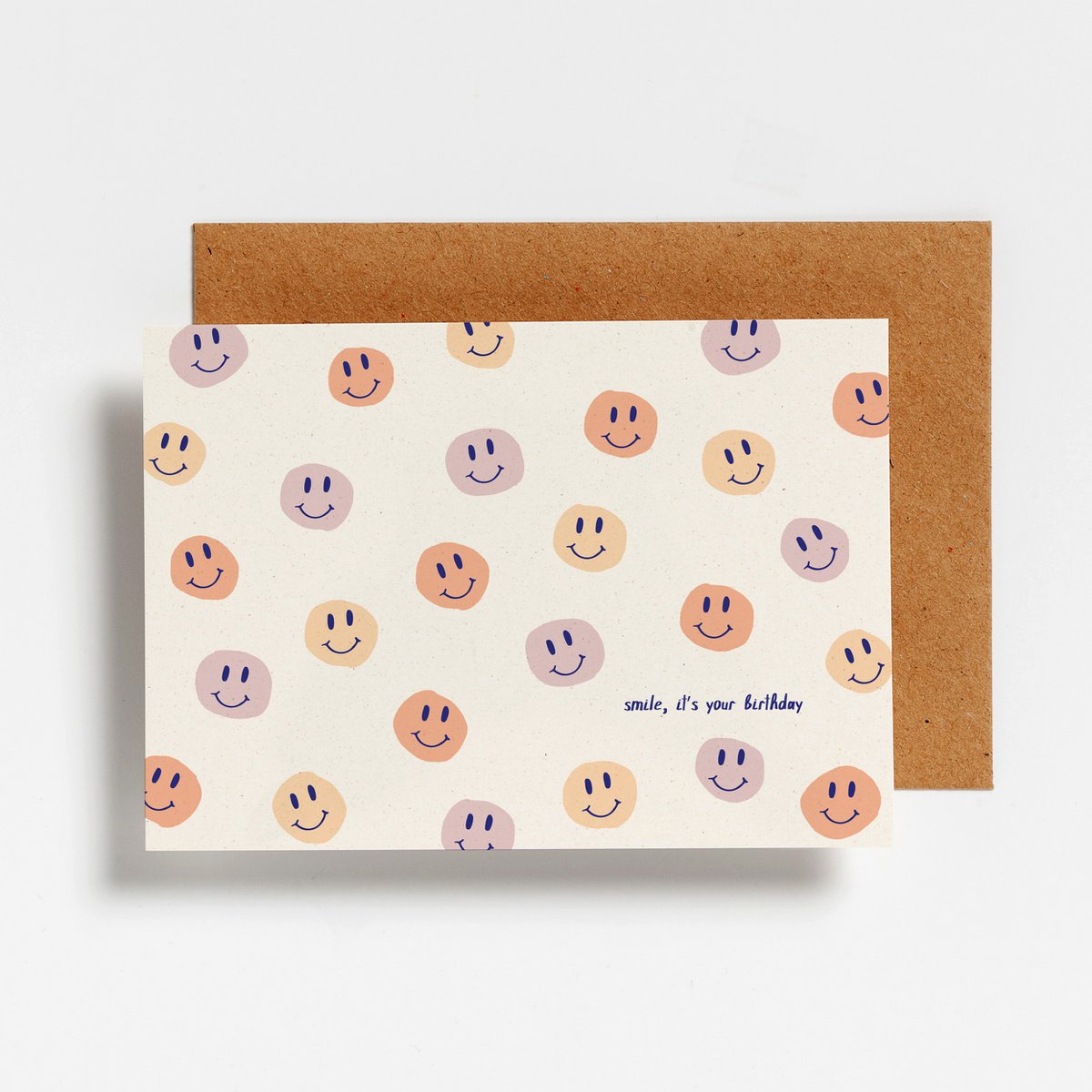 POSTCARD - SMILEY SMILE IT'S YOUR BIRTHDAY