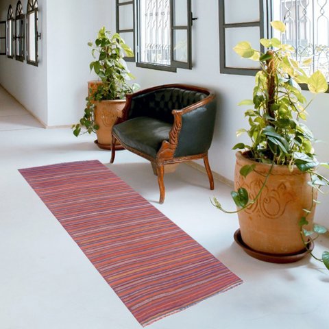Baluchi Kupfer Rost Vintage Läufer