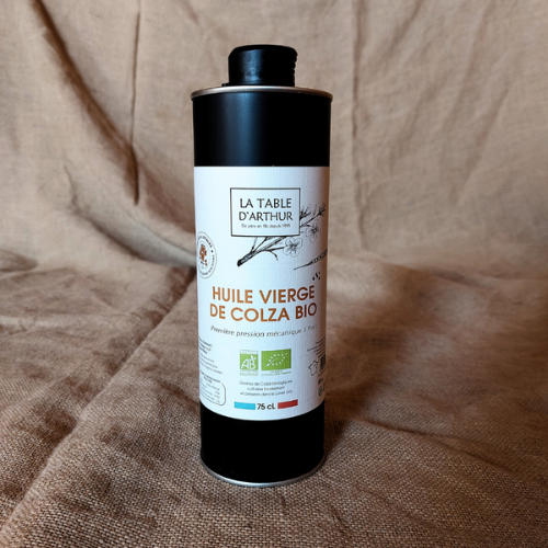 100 % natives Bio-Rapsöl aus der Region • 75 cl