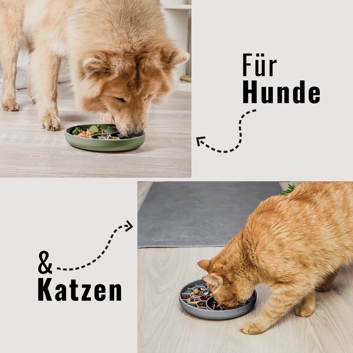 ne&no® anti-slyngeskål til hunde og katte