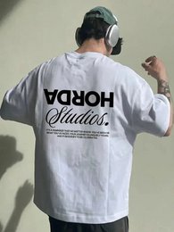 T-shirt "Reverse" 100% Cotone Vestibilità Oversize Made in Italy