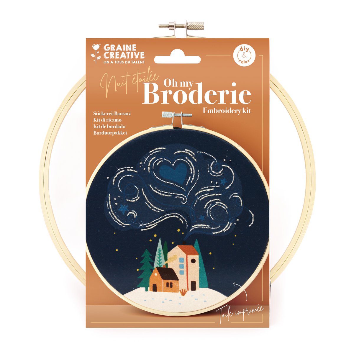 BORDUURSET NACHT Ø20CM