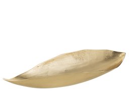 J-Line Tray plateau - tray - metal - gold - large - HS