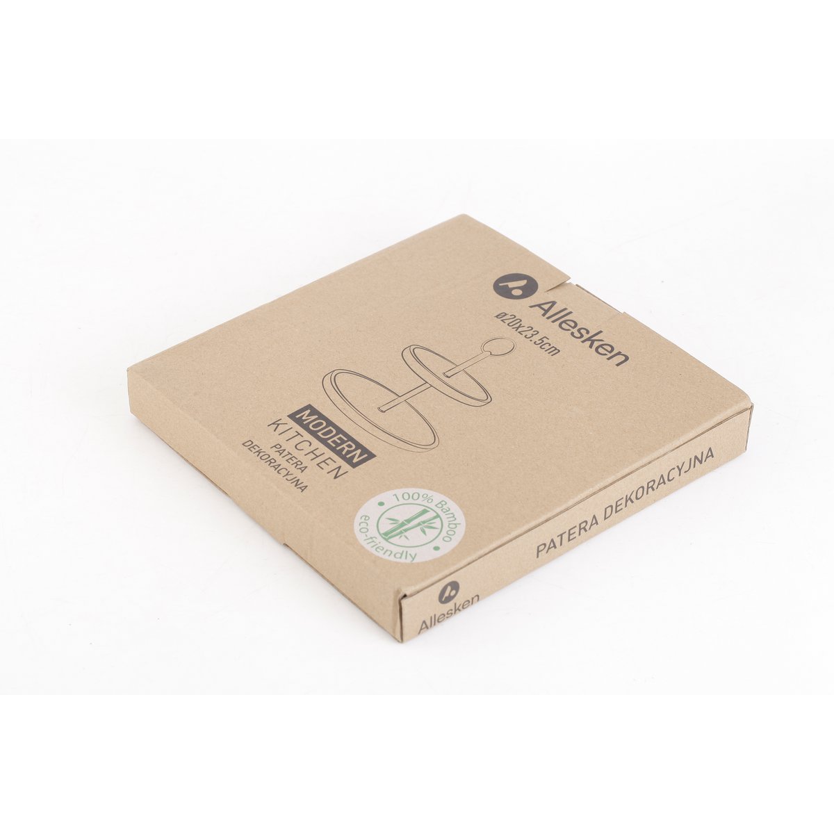 MODERNE KEUKEN Decoratieve schaal D15 en 20 cm H23,5 cm, 2 niveaus