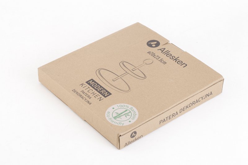 MODERNE KEUKEN Decoratieve schaal D15 en 20 cm H23,5 cm, 2 niveaus