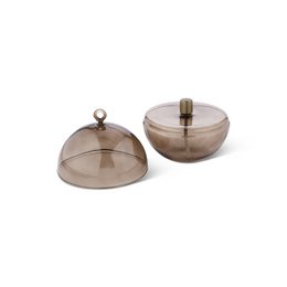 Olielamp Round cover champagne brass L