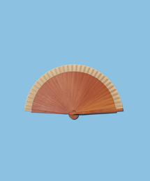 Abanico HOUT BEIGE - 21 cm - Beige