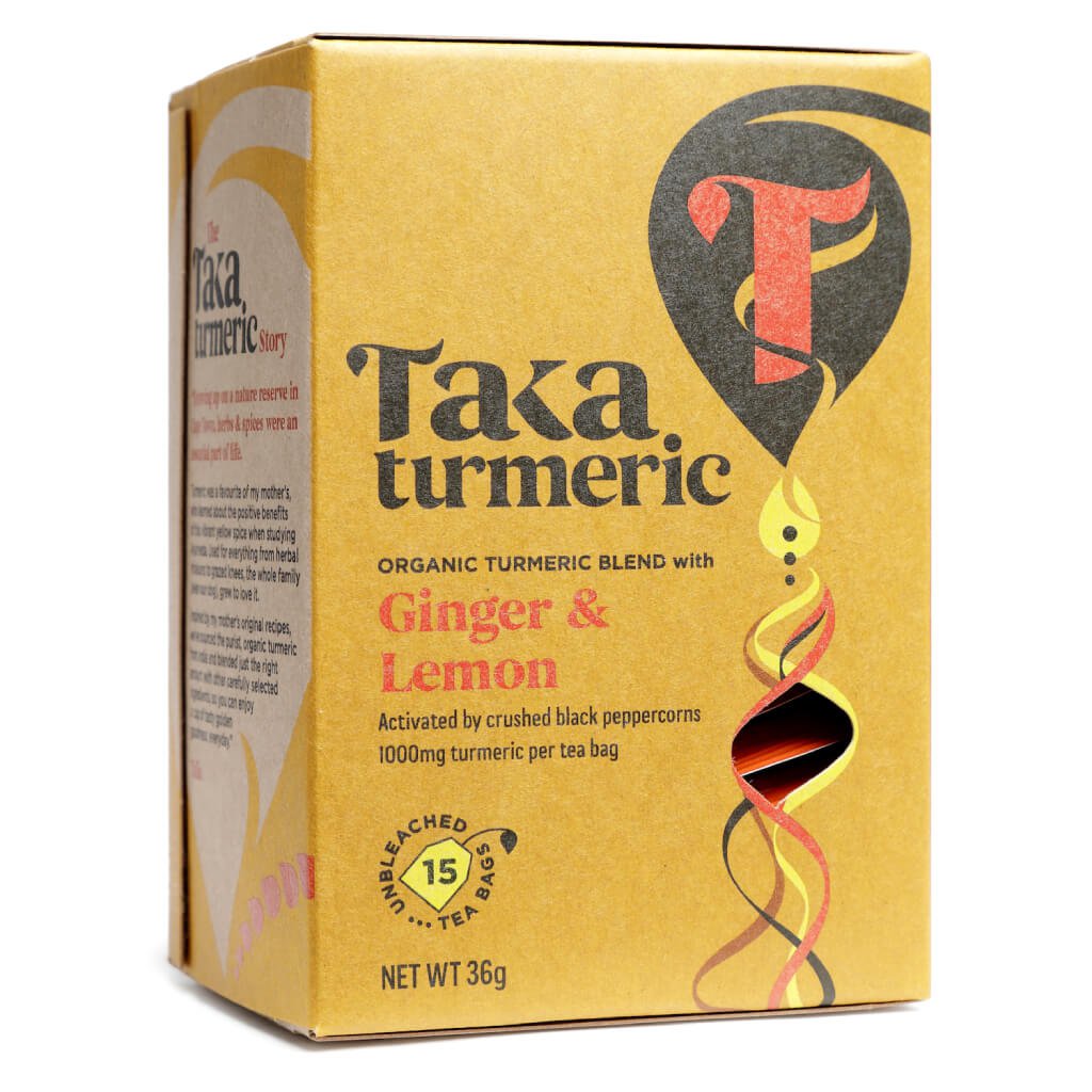 Ginger & Lemon Turmeric Tea Organic