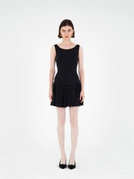 Authentic Shiny Black Mini Dress