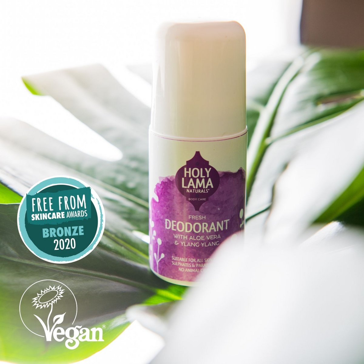 Déodorant naturel ayurvédique à l'aloe vera, végétalien