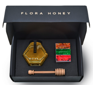 Honey gift box with tea