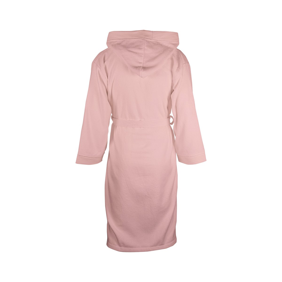 Bathrobe Deluxe Hooded Velours, 450 gr/m², Salmon Pink L/XL