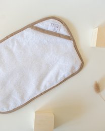 Reusable makeup remover wipe made of soft, absorbent material for gentle cleansing.