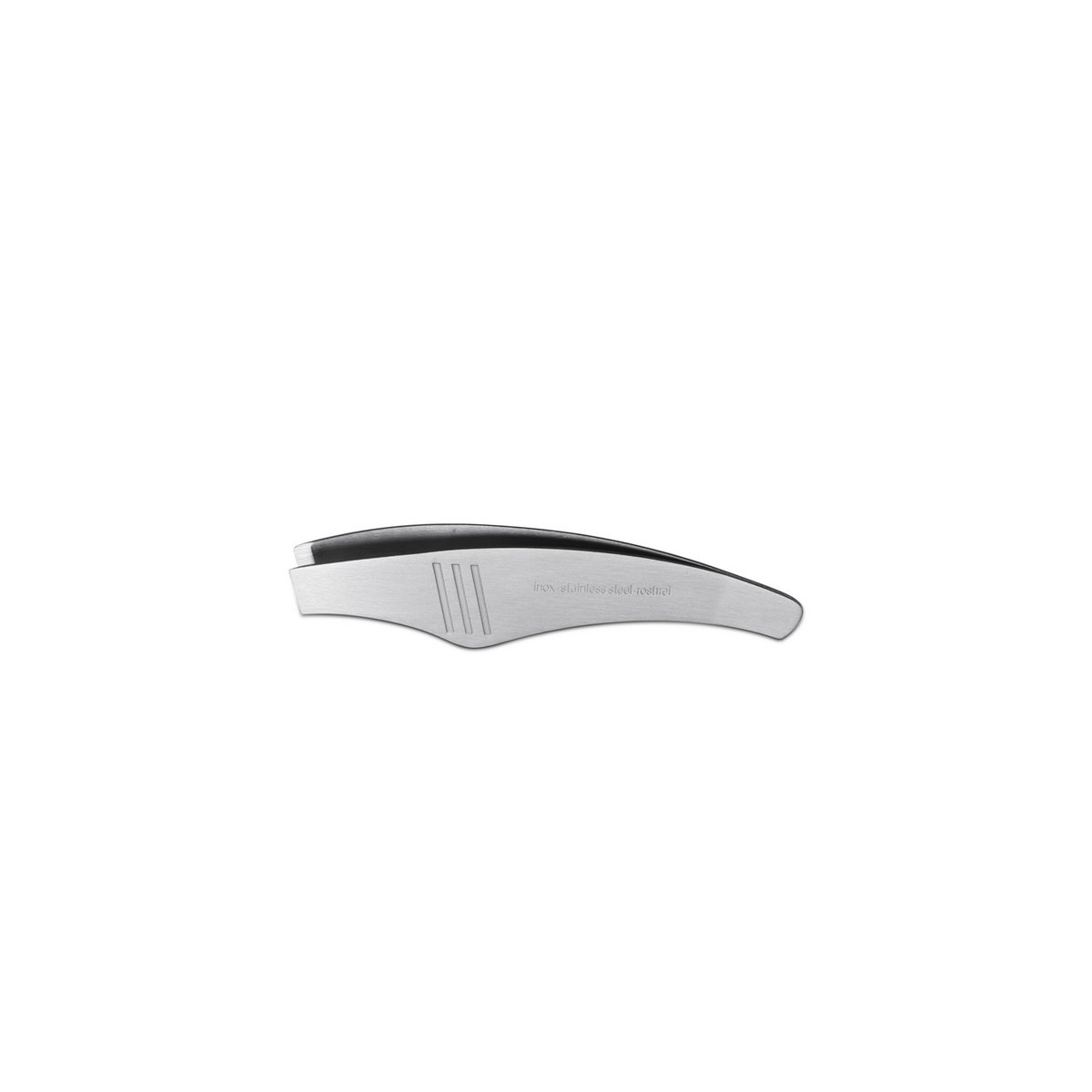 Wide herringbone tweezers made of stainless steel