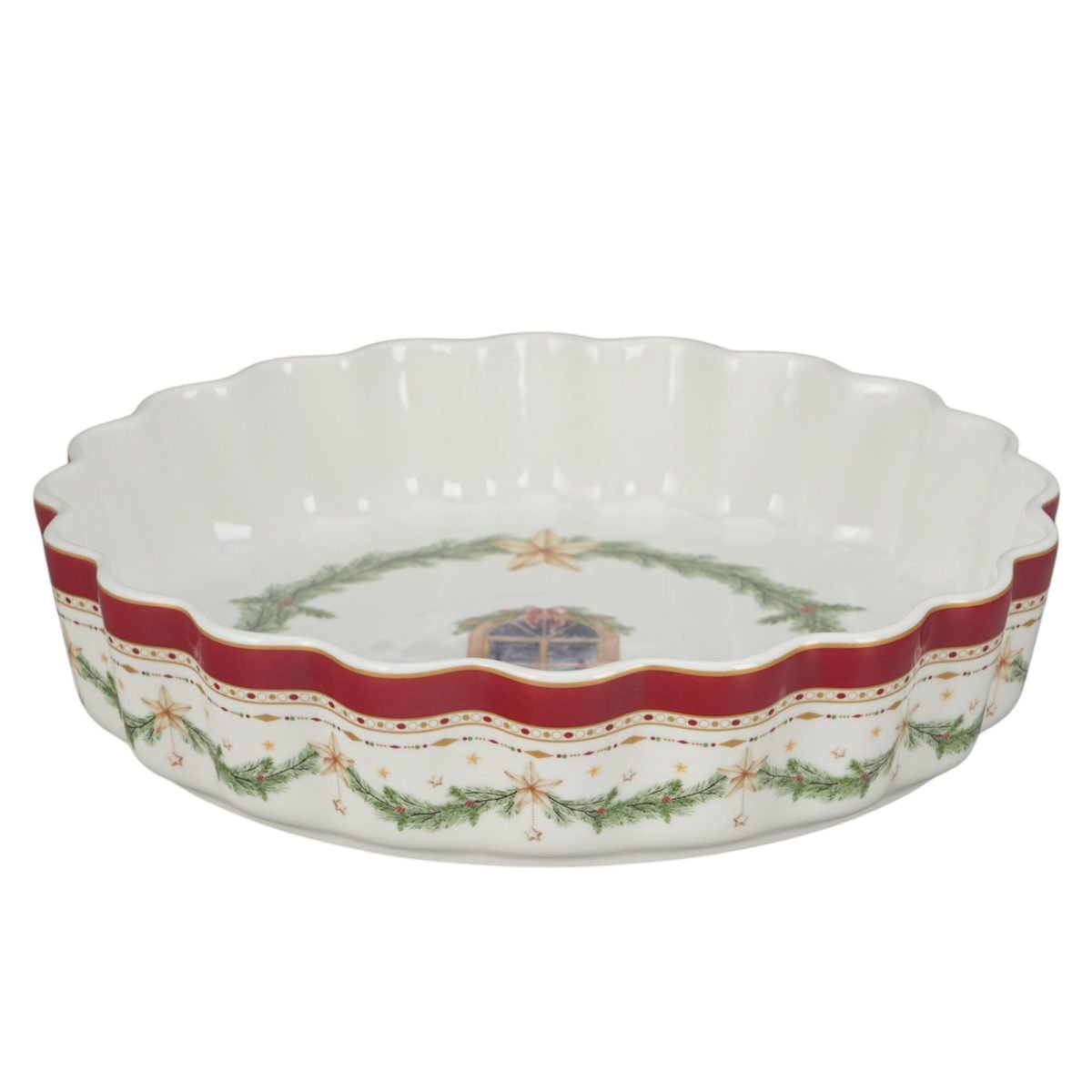 Porcelain baking dish Happy Holidays 24,5x5,5 cm