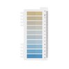 Coastal Blue  | Ordinate Sticky Notes | Transparent Haftnotizen zum Markieren | Haftstreifen | Seitenmarkieren Bürobedarf