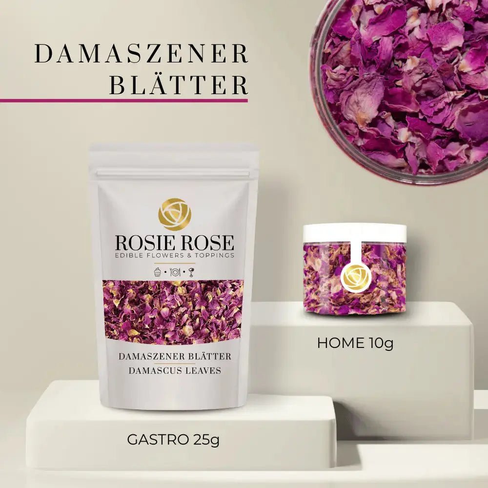 Damas - Fleurs séchées comestibles avec arôme de rose | B2B