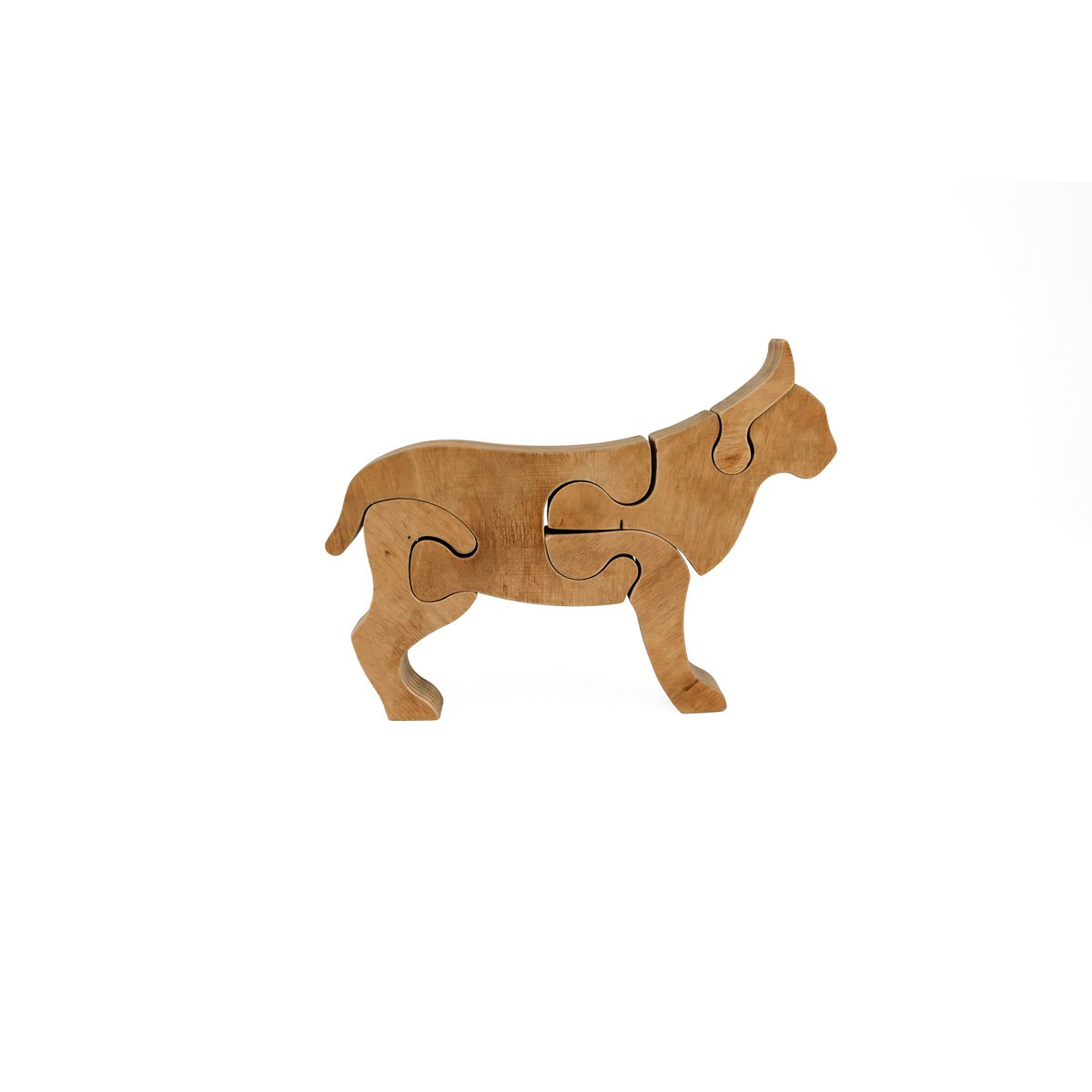 Drewniane puzzle Ryś