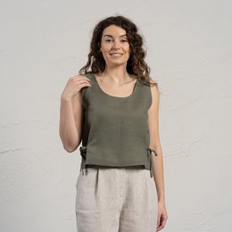 Crop Top con Nastri Laterali Audrey