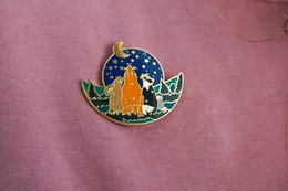 Stars watch brooch