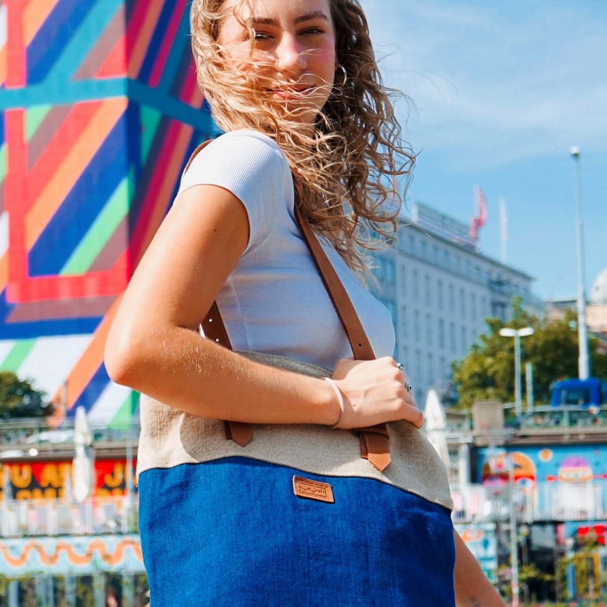Borsa "The Loona" - Power Blue