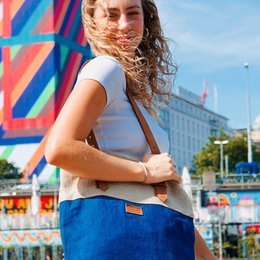 "The Loona" Tote - Powerblau