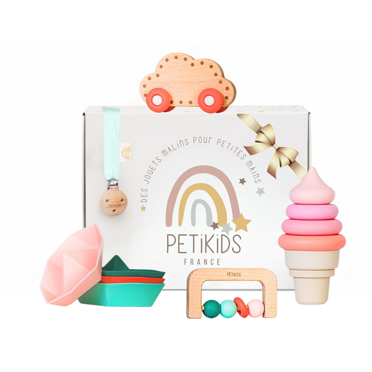 Coffret d’Eveil Montessori 3-36 mois - Cadeau naissance