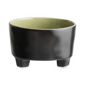 RIVIERA Footed cereal bowl 14cm vert frais VES 141