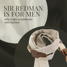 Sir Redman Combi Pack – Hosenträger – Beige