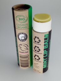 Bio-Pfefferminz-Lippenbalsam 15 ml – ein Stück